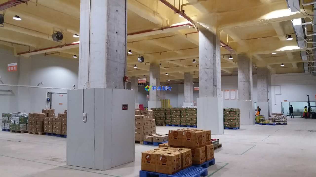 1100平米食品恒溫冷庫建造報價,-18℃~0℃冷藏冷凍庫設計